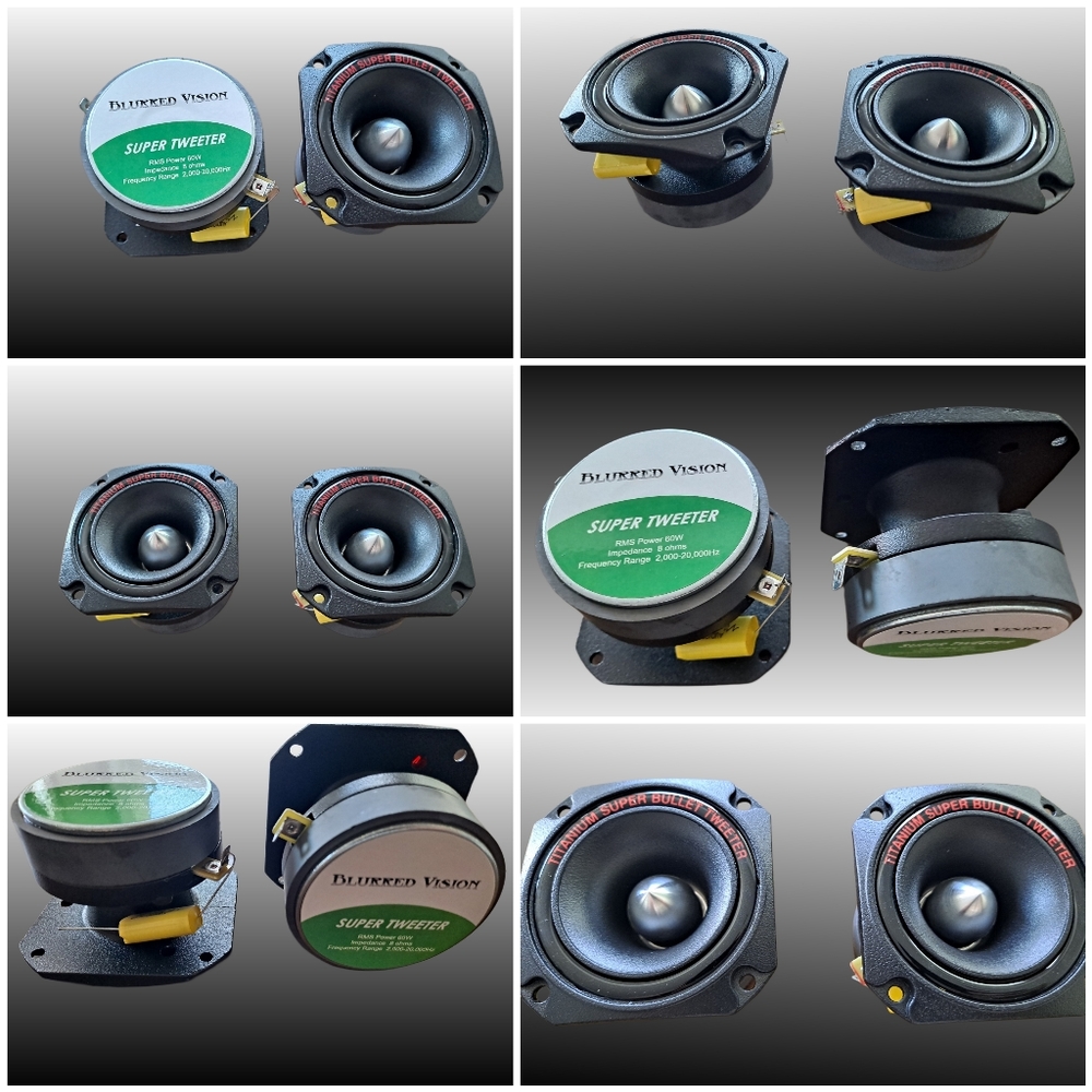 Blurred Vision Audio 3-1/8''BV-AST  3.8 (Pair)